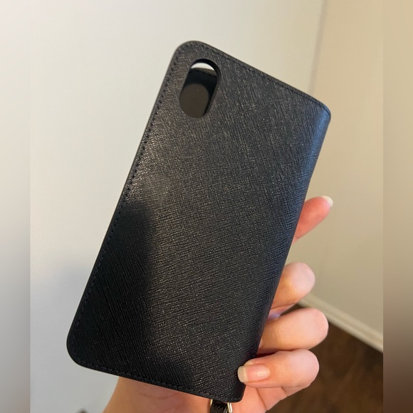 BLACK KATE SPADE PHONE CASE/ WALLET IPHONE X/XS - Picture 6 of 7
